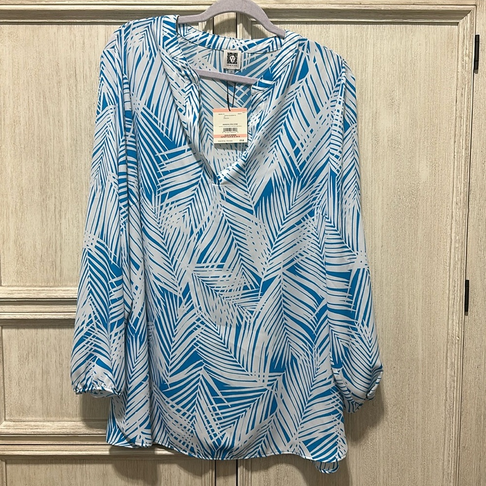 NWT Anne Klein Blouse Size 2X